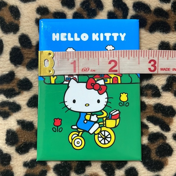 2020 HELLO KITTY Fridge Magnet 💙 Riding Bicycle Cute Cartoon Kawaii Sky Cloud - Picture 5 of 11